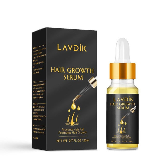 LAVDIK Ginger Fast Hair Growth Serum Essential Oil Anti Preventing Hair Lose Liquid Damaged Hair Repair Growing Women Men TSLM1