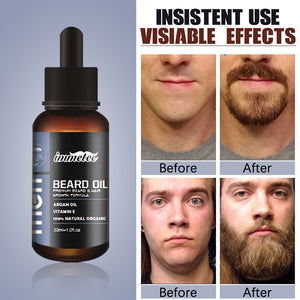 Beard Growth Oil Hair Growth Agent Thickener Hair Beard Care Product Anti Hair Loss Tonic Grow Beard Treatment Hair Serum